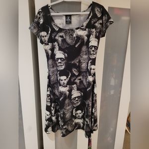 Famous Monsters Skater Dress
